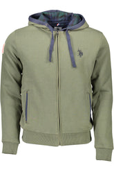 U.S. POLO ASSN. Green Cotton Men Sweater -   -  U.S. POLO ASSN..